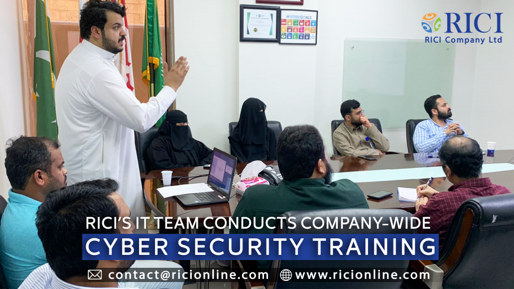 Empowering our workforce with knowledge ⭐ RICI's IT team leads the charge in cyber security training for all employees, ensuring a safer digital environment for our company.✅